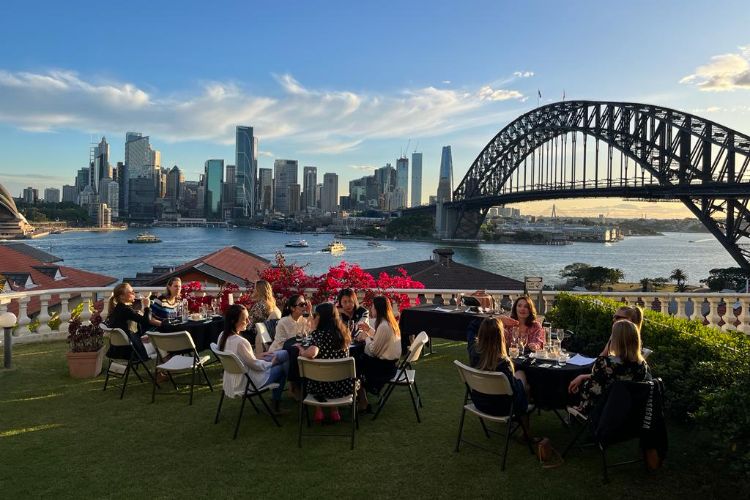 Waterfront event space in Kirribilli Sydney