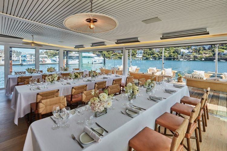 Italian seafood restaurant wedding venue at The Spit in Sydney