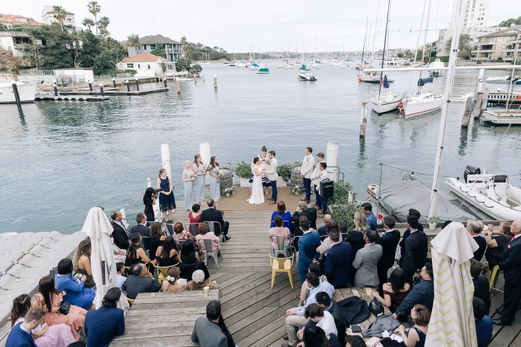 Waterfront wedding venue Foys Kirribilli