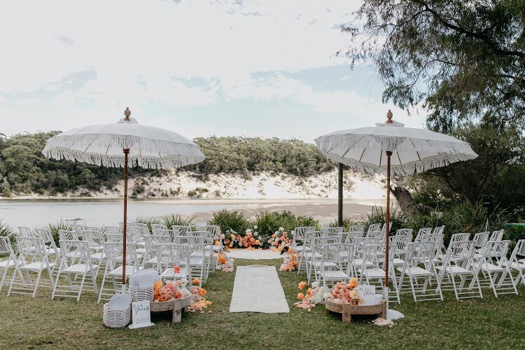 Waterside wedding venue in Jervis Bay NSW