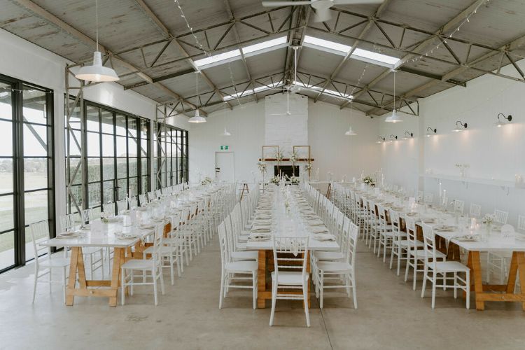 Waterside wedding venue with a blank canvas at Seacliff House