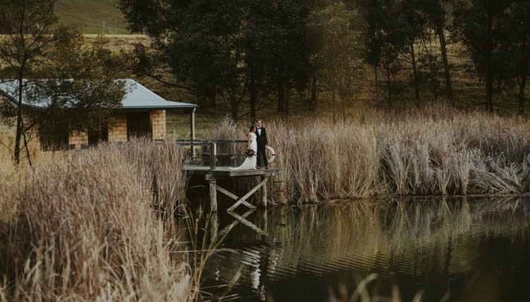 Marquee wedding venue lonely goat