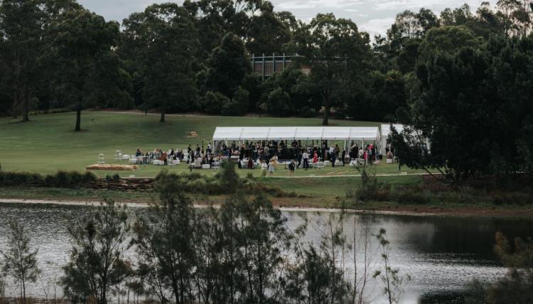 Waterfront wedding venue Blue Mountains Botanical Gardens