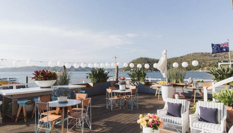 oceanfront wedding venue Sydney Boathouse Palm Beach