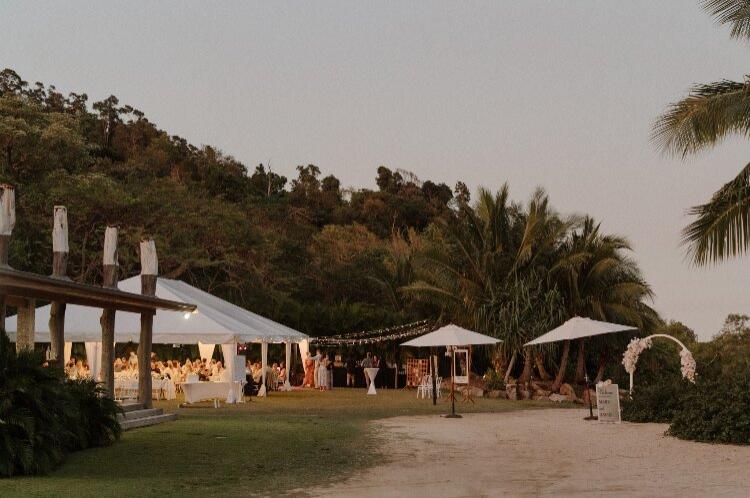 Oceanfront wedding destination near Airlie Beach QLD