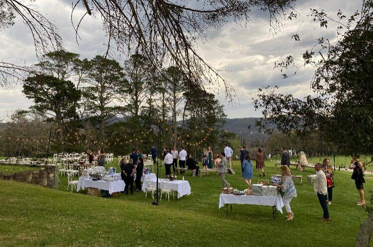 Outdoor reception venue Chapel Hill