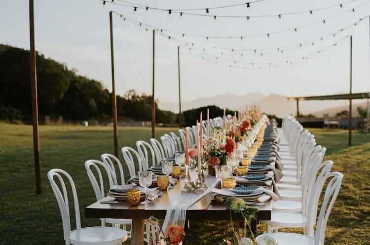Private property wedding venue with outdoor reception space in the Scenic Rim