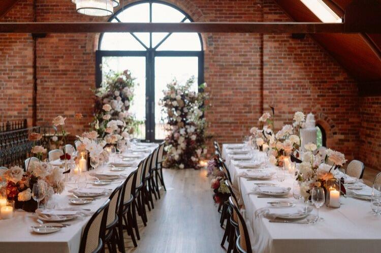Small reception venue in Melbourne at Chapel 1885