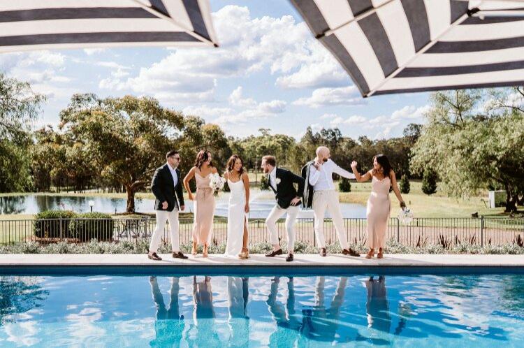 Three day wedding destination with swimming pool Greystone Estate