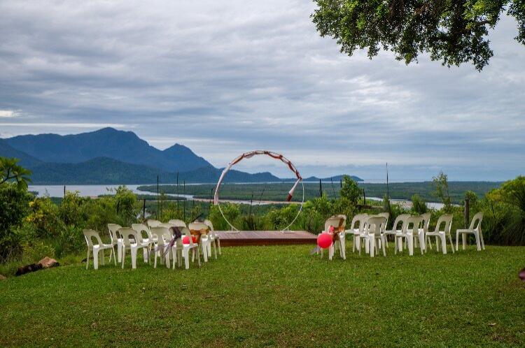 Wedding venue with views near Cairns Australia