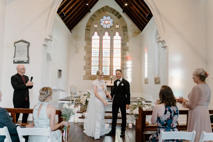 Lords Estate Chapel in Sydney is a wet weather ceremony venue + offers reception