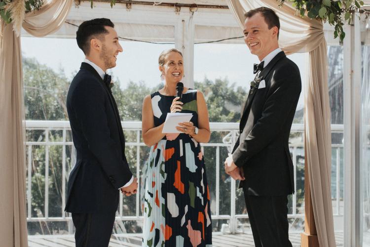 Andrea Calodolce is a same sex marriage celebrant in Sydney