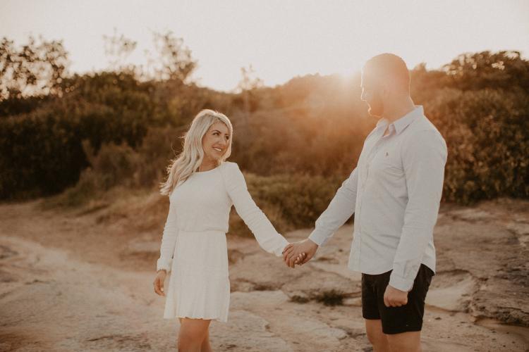 engagement photographer sydney beaches