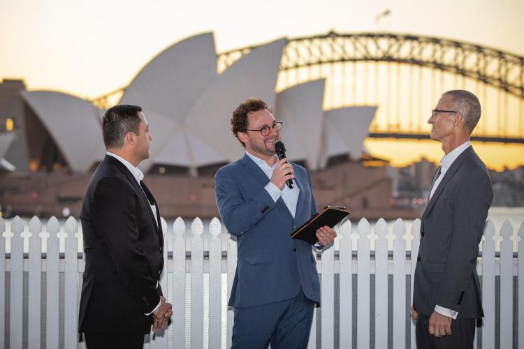 gay wedding officiant Oliver Thomson